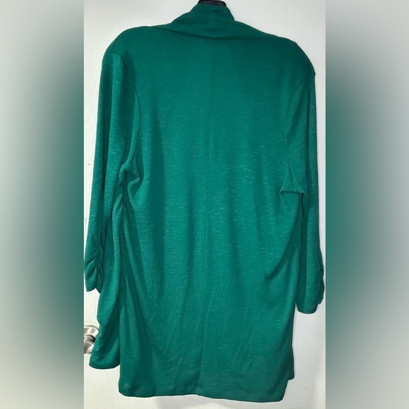 Ricki’s Shawl Cardigan Emerald Green Size Large - Picture 5 of 7